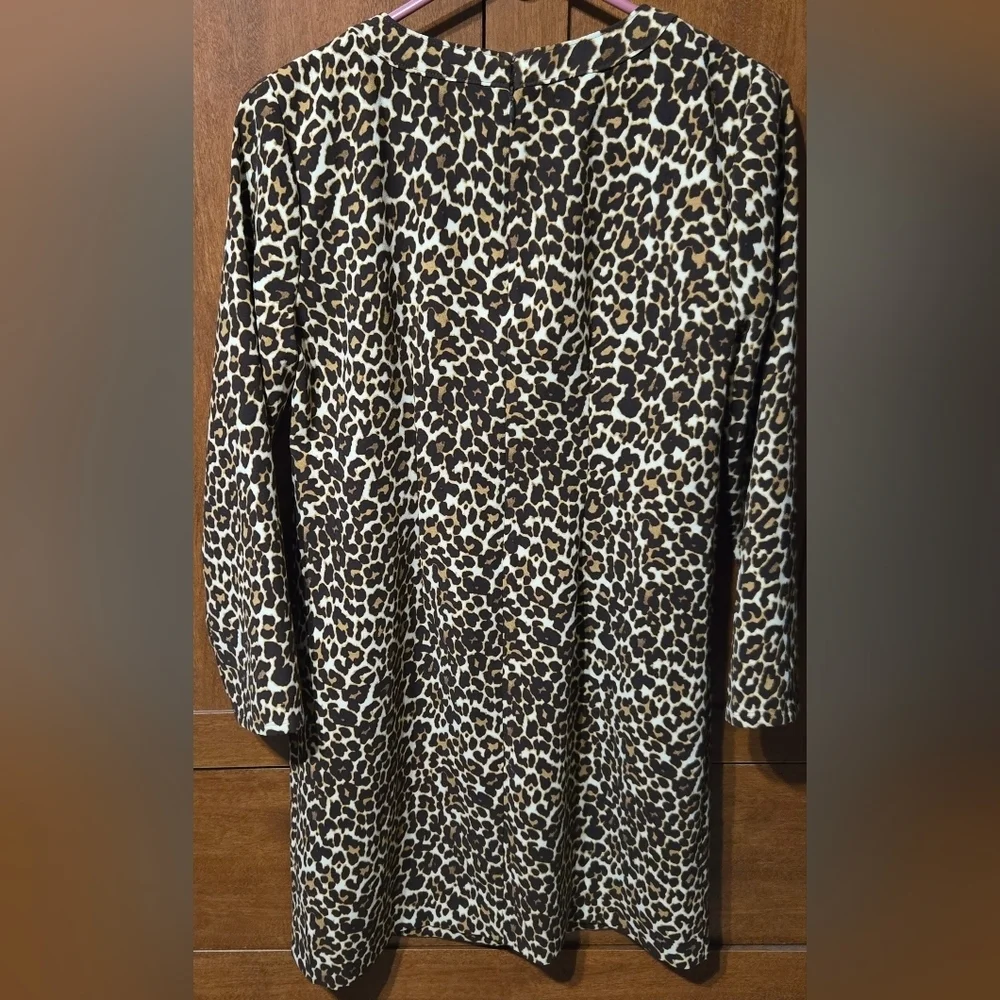 J. Crew Animal Print Dress